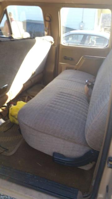 1990 Beige/brown Ford F-350 Crew Cab Pickup