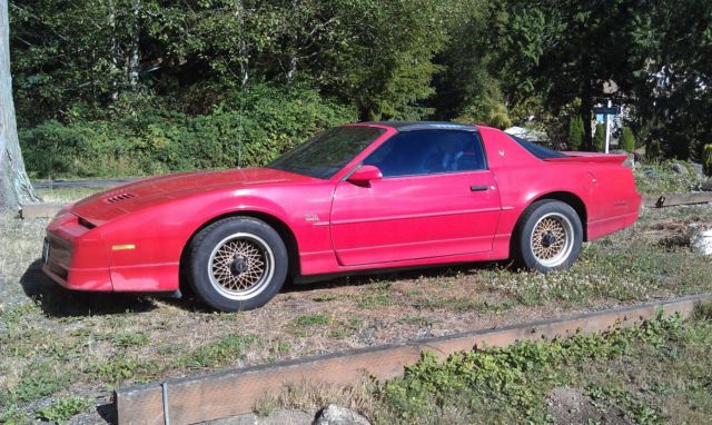 1990 Red Pontiac Firebird Coupe
