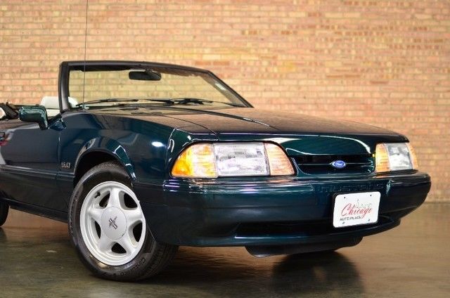 1990 Green Ford Mustang Convertible