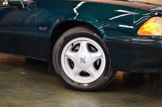 1990 Green Ford Mustang Convertible