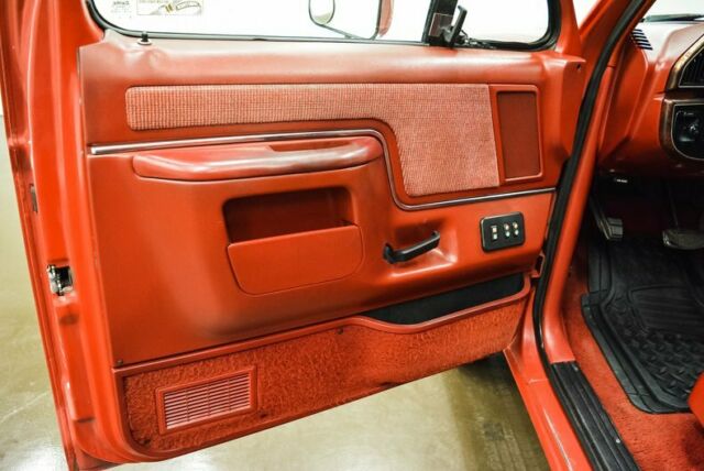 1990 Red Ford Bronco --