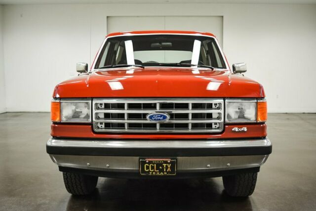 1990 Red Ford Bronco --