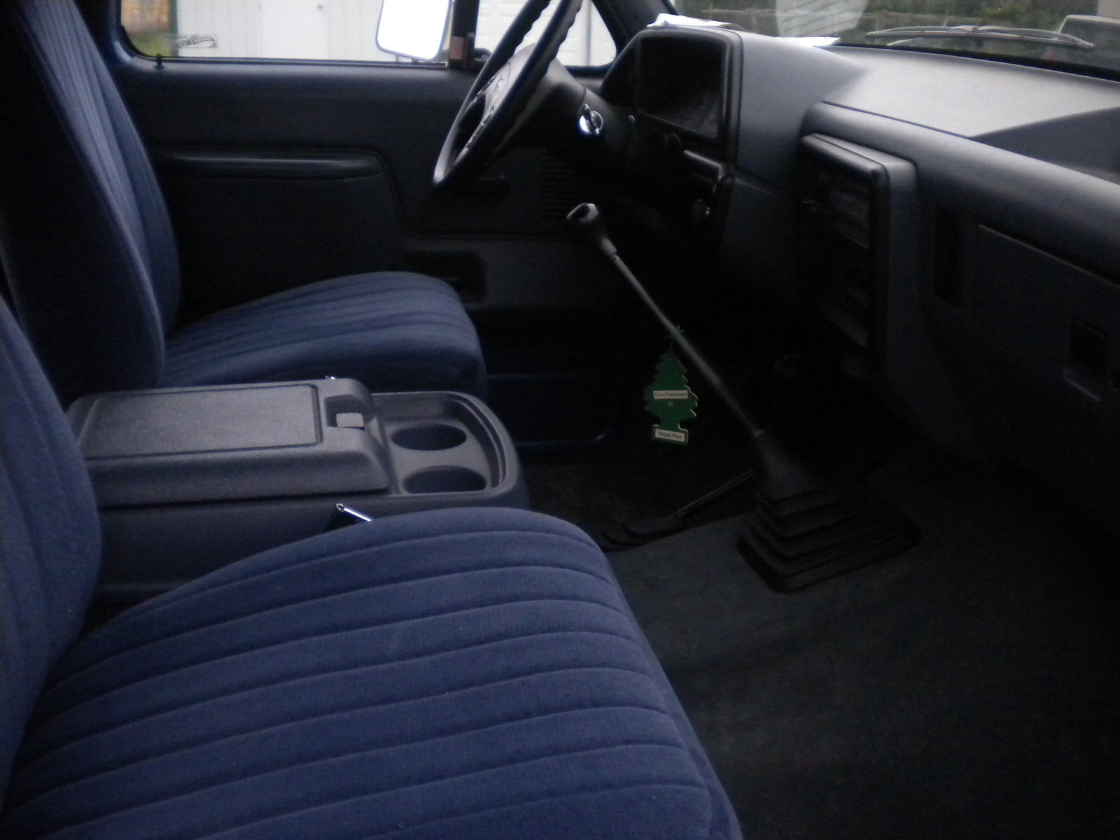 1990 Blue/white Ford Bronco full size bronco