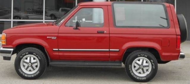 1990 Blue Ford Bronco 2