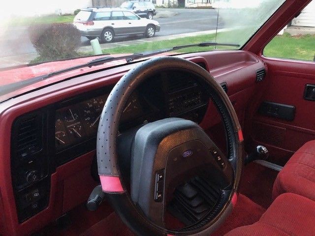 1990 Red Ford Bronco II SUV