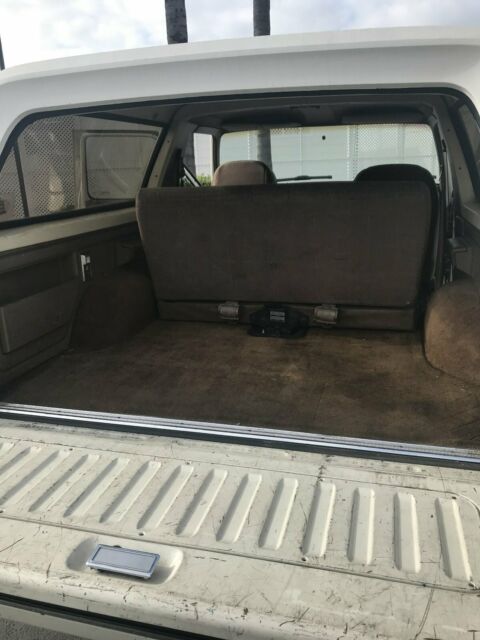 1990 White Ford Bronco