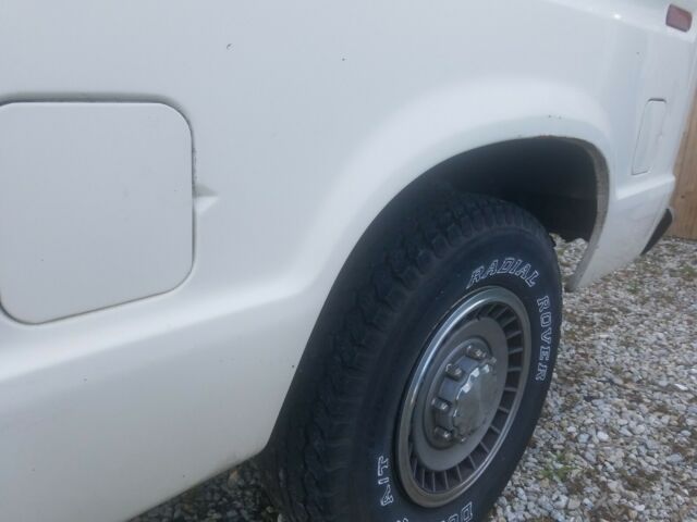 1990 White Ford E-Series Van Van Camper