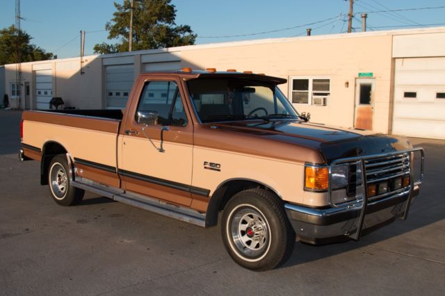 1990 Tan Ford F-150