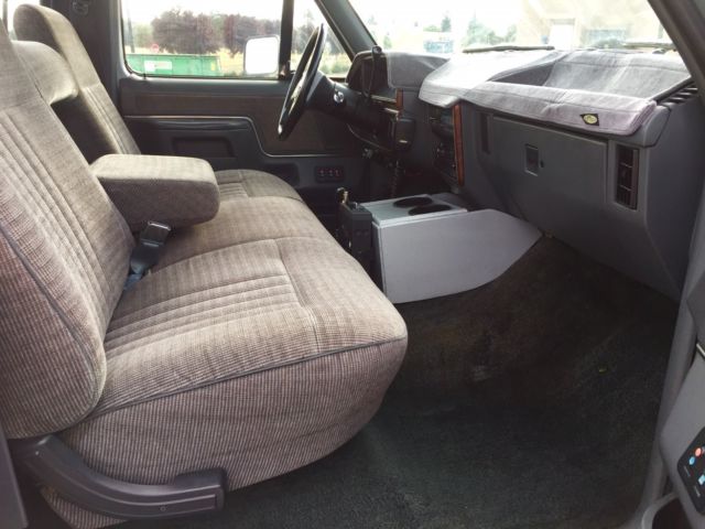 1990 grey Ford F-250 single cab pick up