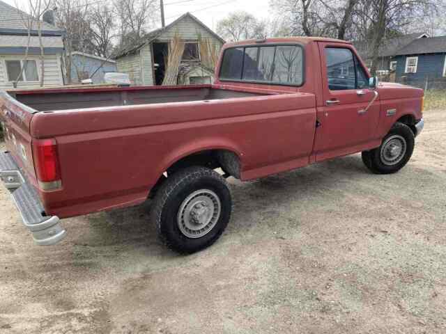 1990 Red Ford F-250 Pickup