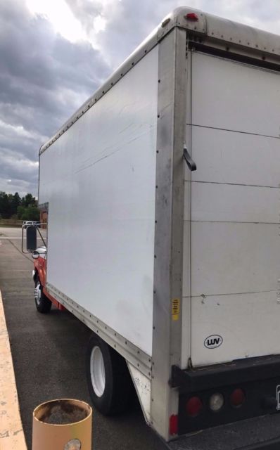 1990 White/Orange Ford F-350