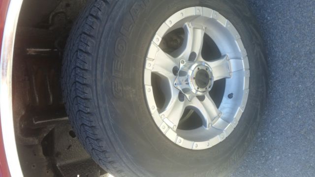 1990 Red Ford F-150 Standard Cab Pickup