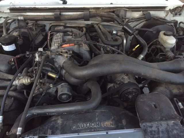 1990 Burgundy Ford F-250 Standard Cab Pickup