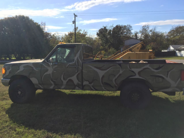 1989 Camo Ford F-250 Standard Cab Pickup
