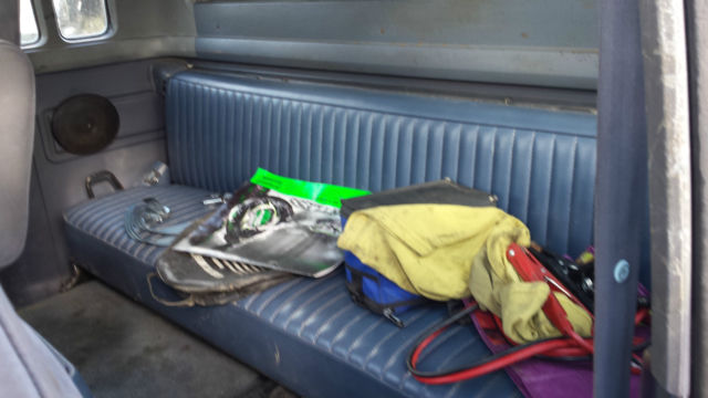 1990 Blue Ford F-250 Extended Cab Pickup