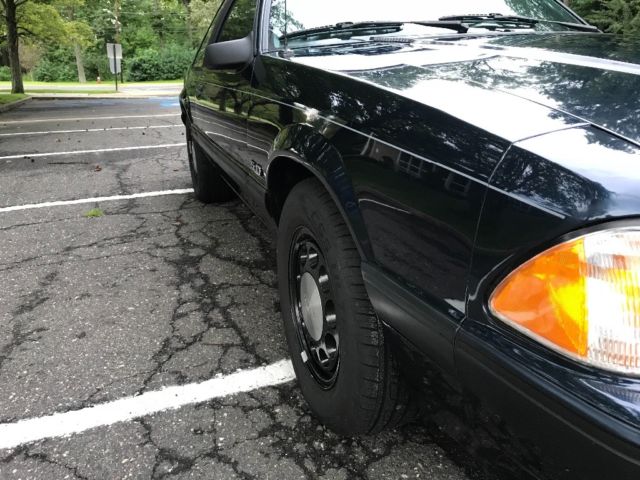 1990 Blue Ford Mustang Coupe