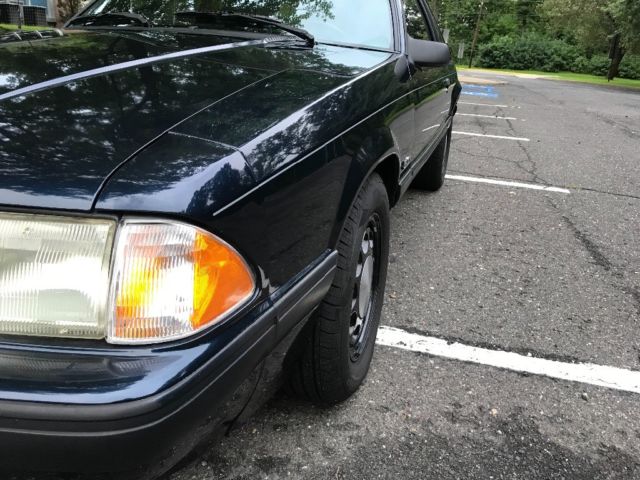 1990 Blue Ford Mustang Coupe