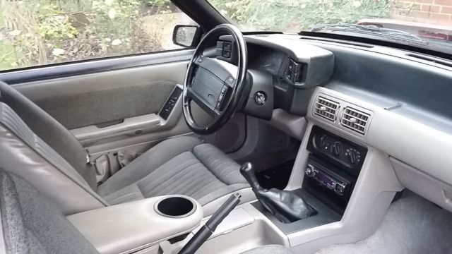 1990 Orange Ford Mustang fox