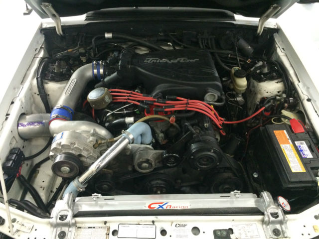 1990 White Ford Mustang Coupe