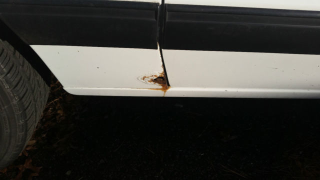 1990 White Ford Mustang Hatchback