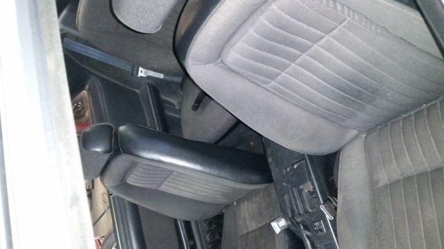 1990 White Ford Mustang Hatchback