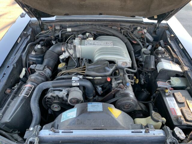 1990 Twilight blue Ford Mustang Coupe