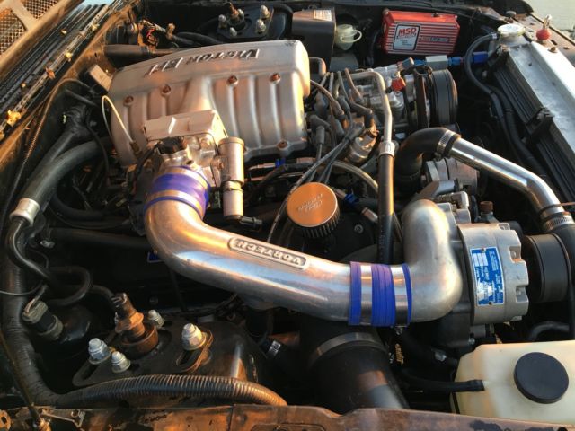 1990 Black Ford Mustang Hatchback