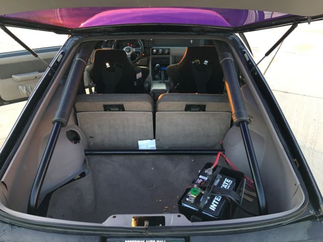 1990 Black Ford Mustang Hatchback