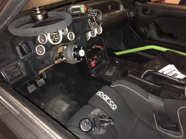 1990 Black Ford Mustang