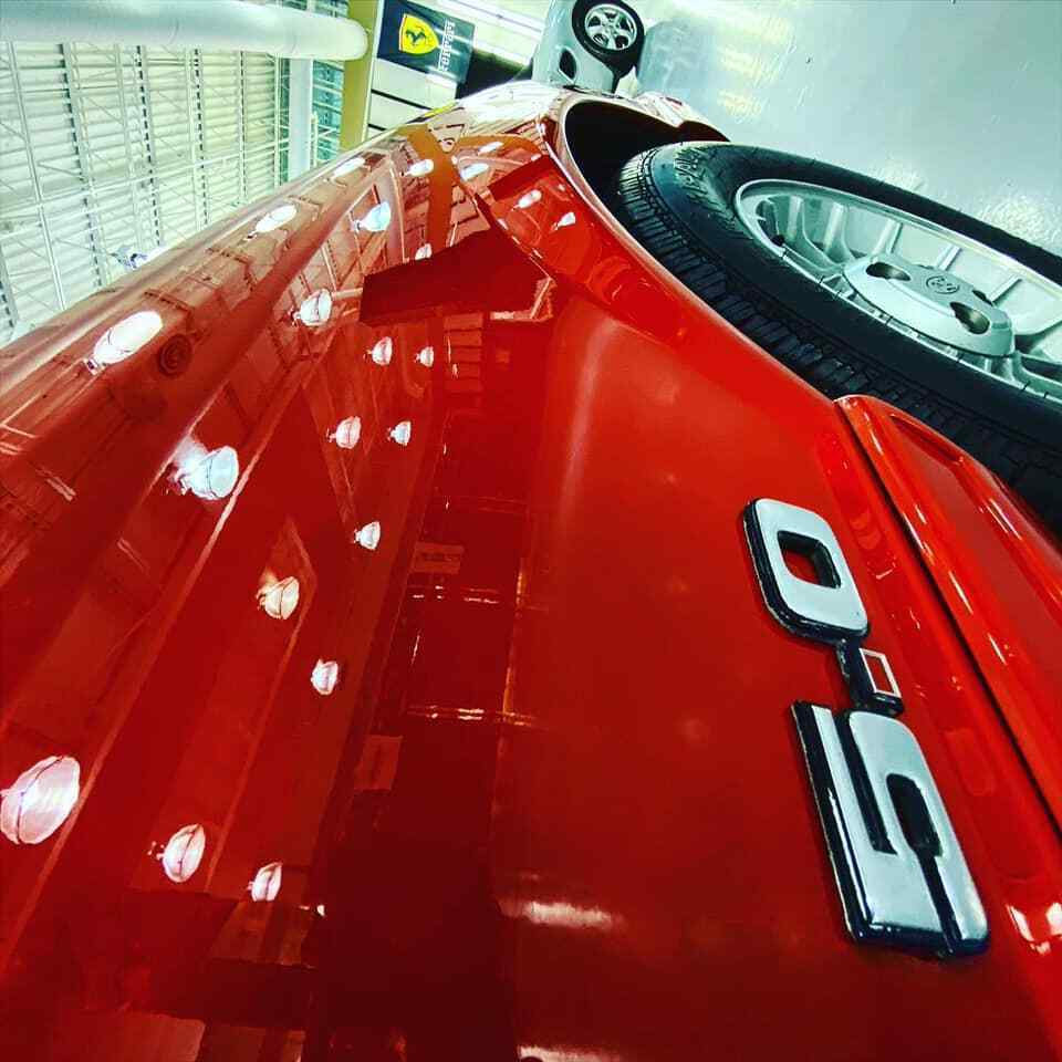 1990 Red Ford Mustang