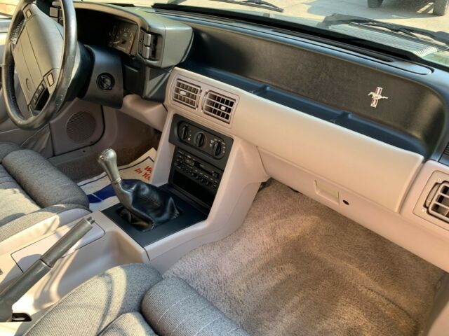 1990 Black Ford Mustang Hatchback