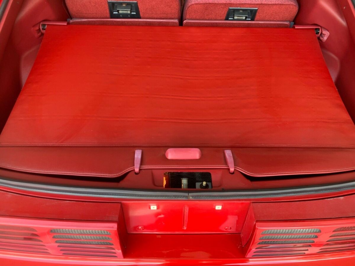 1990 Red Ford Mustang Hatchback