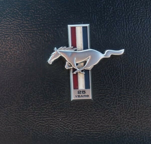 1990 Black Ford Mustang Convertible