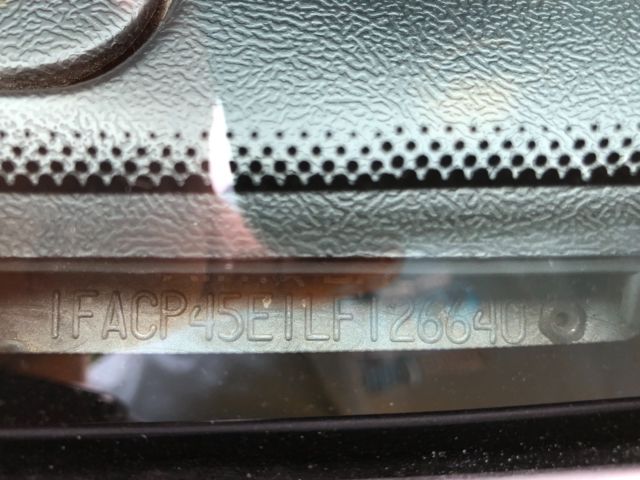 1990 White Ford Mustang Hatchback