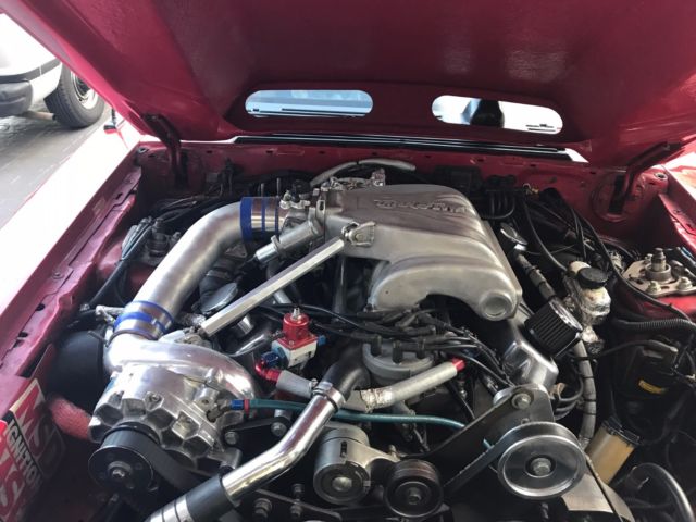 1990 Red Ford Mustang Coupe
