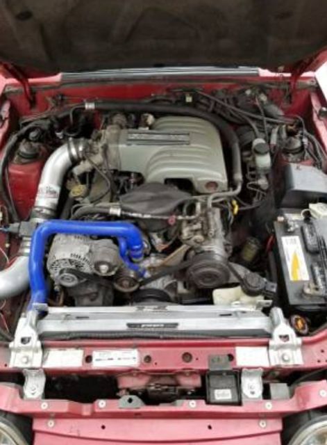 1990 Red Ford Mustang Hatchback