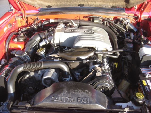 1990 Red Ford Mustang Convertible