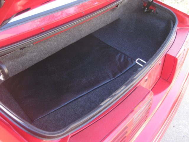 1990 Red Ford Mustang Convertible