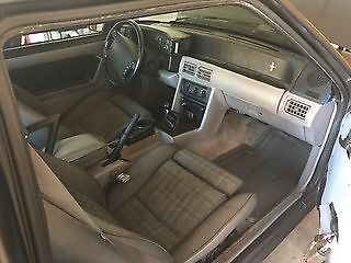 1990 Gray Ford Mustang Hatchback