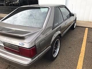 1990 Gray Ford Mustang Hatchback