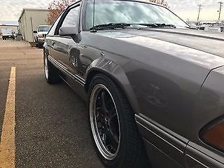 1990 Gray Ford Mustang Hatchback