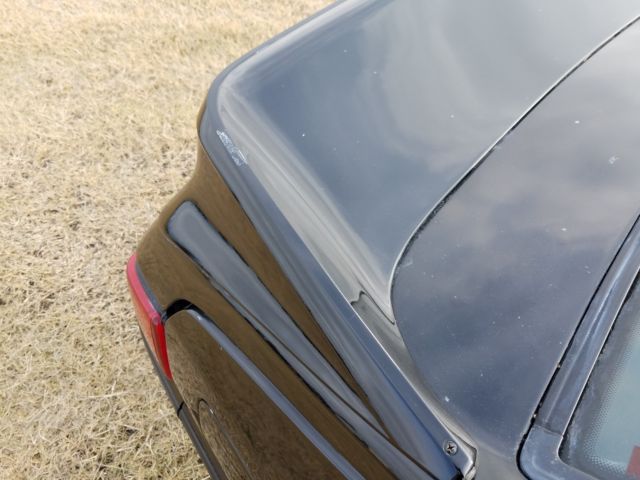 1990 Black Ford Mustang Hatchback