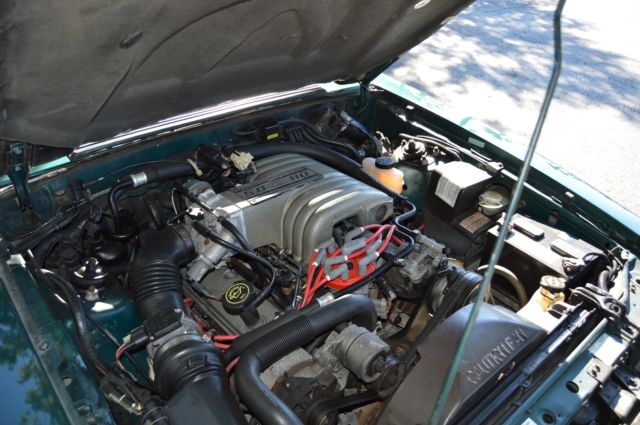 1990 Green Ford Mustang Convertible