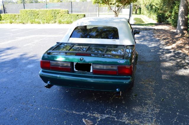1990 Green Ford Mustang Convertible