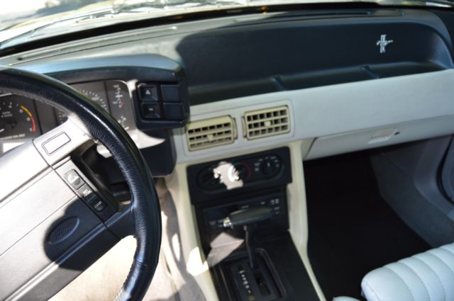 1990 Green Ford Mustang Convertible