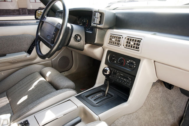 1990 Strawberry Ford Mustang 2 Door Hatchback