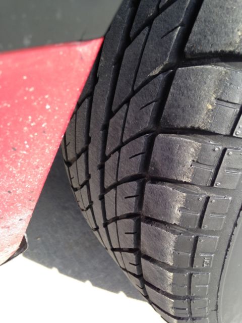 1990 Red Ford Mustang Convertible