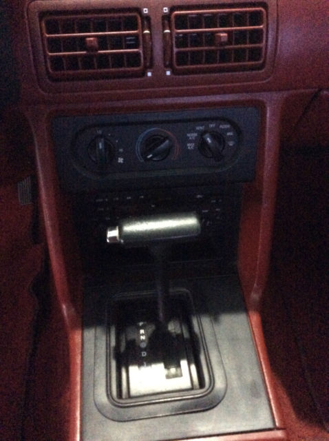 1990 Black Ford Mustang Hatchback
