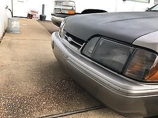 1990 Gray Ford Mustang Hatchback
