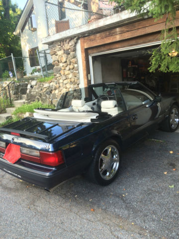 1990 Twilight Blue Ford Mustang Convertible